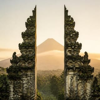 Candi bentar temple gate