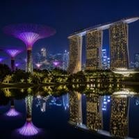 Marina Bay at night