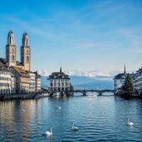 Old town on the Limmat